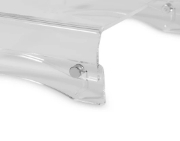 Picture of BakkerElkhuizen Q-riser 110 61 cm (24") Desk Transparent