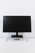 Picture of BakkerElkhuizen Q-riser 110 61 cm (24") Desk Transparent