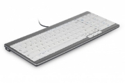 Picture of BakkerElkhuizen UltraBoard 960 keyboard Office USB AZERTY Belgian Light grey, White