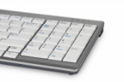 Picture of BakkerElkhuizen UltraBoard 960 keyboard Office USB AZERTY Belgian Light grey, White