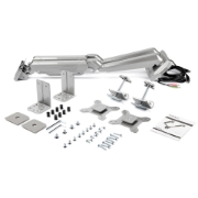 Picture of StarTech.com Desk Mount Dual Monitor Arm with USB & Audio - Desk Clamp VESA Mount for up to 32 inch Displays - 2x USB, 2x 3.5mm audio - Ergonomic Full Motion Dual Monitor Arm - Silver