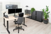 Picture of Neomounts NS-GLSPROTECT160 Safety screen with tempered glass - w 158 cm