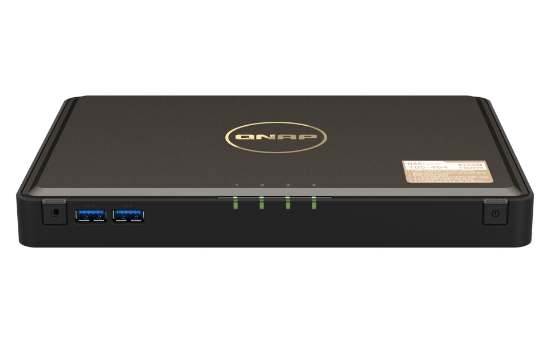 Picture of QNAP TBS-464 NAS Desktop Intel® Celeron® N5105 8 GB DDR4 0 TB QNAP Turbo System Black