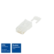 Picture of ACT Modular RJ-45 Connector CAT6 10x