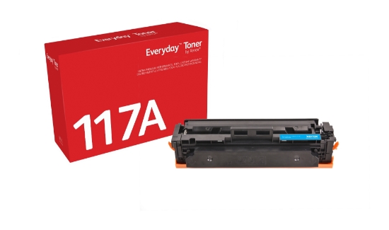 Picture of Everyday ™ Cyan Toner by Xerox compatible with HP 117A (W2071A), Standard capacity