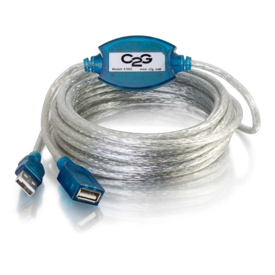 Picture of C2G 81665 USB cable USB 2.0 5 m USB A Beige