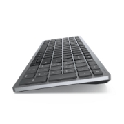 Picture of DELL KM7120W keyboard Mouse included Office RF Wireless + Bluetooth AZERTY Belgian Grey, Titanium