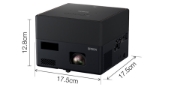 Picture of Epson EF-12 Standard throw projector 1000 ANSI lumens 3LCD 1080p (1920x1080) Black