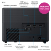Picture of Epson EF-12 Standard throw projector 1000 ANSI lumens 3LCD 1080p (1920x1080) Black