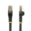 Picture of StarTech.com 5m CAT6a Ethernet Cable - 10 Gigabit Shielded Snagless RJ45 100W PoE Patch Cord - 10GbE STP Network Cable w/Strain Relief - Black Fluke Tested/Wiring is UL Certified/TIA