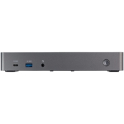 Picture of StarTech.com USB-C & USB-A Dock - Hybrid Universal Triple Monitor Laptop Docking Station DisplayPort & HDMI 4K 60Hz - 85W Power Delivery, 6x USB Hub, GbE, Audio - USB 3.1 Gen 2 10Gbps - TAA