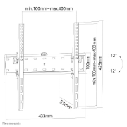 Picture of Neomounts FPMA-W350BLACK TV mount wall 32-55" - tiltable