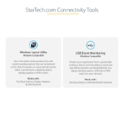 Picture of StarTech.com USB C Multiport Adapter - USB-C to 4K 60Hz HDMI 2.0, 100W Power Delivery Pass-through - 3-Port 10Gbps USB Hub - Portable USB Type-C Mini Docking Station - 10" (25cm) Cable
