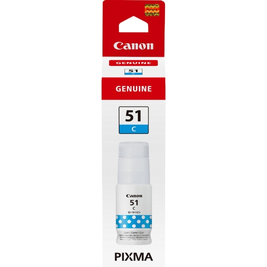 Picture of Canon GI-51C, Ink Bottle, Cyan
