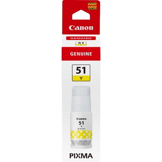 Picture of Canon GI-51Y, Ink Bottle, Yellow