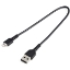 Picture of StarTech.com 12inch (30cm) Durable Black USB-A to Lightning Cable - Heavy Duty Rugged Aramid Fiber USB Type A to Lightning Charger/Sync Power Cord - Apple MFi Certified iPad/iPhone 12