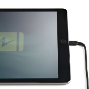 Picture of StarTech.com 12inch (30cm) Durable Black USB-A to Lightning Cable - Heavy Duty Rugged Aramid Fiber USB Type A to Lightning Charger/Sync Power Cord - Apple MFi Certified iPad/iPhone 12