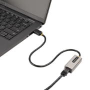Picture of StarTech.com USB 3.0 to Gigabit Ethernet Network Adapter - 10/100/1000 Mbps, USB to RJ45, USB 3.0 to LAN Adapter, USB 3.0 Ethernet Adapter (GbE), 11in Attached Cable, Driverless Install