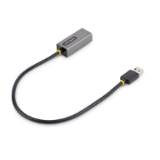 Picture of StarTech.com USB 3.0 to Gigabit Ethernet Network Adapter - 10/100/1000 Mbps, USB to RJ45, USB 3.0 to LAN Adapter, USB 3.0 Ethernet Adapter (GbE), 11in Attached Cable, Driverless Install