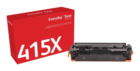 Picture of Everyday ™ Black Toner by Xerox compatible with HP 415X (W2030X), High capacity