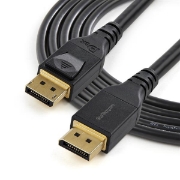 Picture of StarTech.com 4 m VESA Certified DisplayPort 1.4 Cable - 8K 60Hz HBR3 HDR - 13 ft Super UHD DisplayPort to DisplayPort Monitor Cord - Ultra HD 4K 120Hz DP 1.4 Slim Video Cable M/M DP Connector