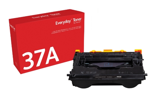 Picture of Everyday ™ Black Toner by Xerox compatible with HP 37A (CF237A), Standard capacity