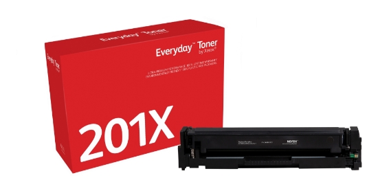 Picture of Everyday ™ Black Toner by Xerox compatible with HP 201X (CF400X), High capacity