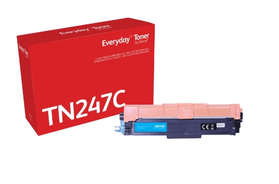 Picture of Everyday ™ Cyan Toner by Xerox compatible with Brother TN247C, High capacity