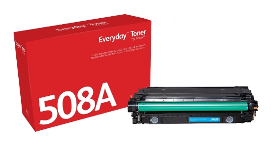 Picture of Everyday ™ Cyan Toner by Xerox compatible with HP 508A (CF361A), Standard capacity