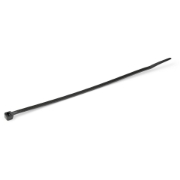 Picture of StarTech.com 10"(25cm) Cable Ties - 1/8"(4mm) wide, 2-5/8"(68mm) Bundle Diameter, 50lb(22kg) Tensile Strength, Nylon Self Locking Zip Ties w/ Curved Tip - 94V-2/UL Listed, 100 Pack - Black