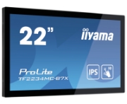 Picture of iiyama ProLite TF2234MC-B7X computer monitor 54.6 cm (21.5") 1920 x 1080 pixels Full HD LED Touchscreen Multi-user Black