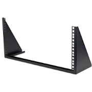 Picture of StarTech.com 5U Vertical Wall Mount Rack - 19in Low Profile Open Wall Mounting Bracket - Network/Server Room/Data/AV/IT/Patch Panel/Communication/Computer Equipment - w/ Cage Nuts/Screws