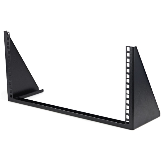 Picture of StarTech.com 5U Vertical Wall Mount Rack - 19in Low Profile Open Wall Mounting Bracket - Network/Server Room/Data/AV/IT/Patch Panel/Communication/Computer Equipment - w/ Cage Nuts/Screws