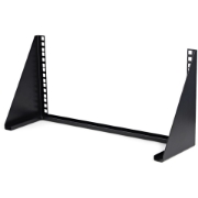 Picture of StarTech.com 5U Vertical Wall Mount Rack - 19in Low Profile Open Wall Mounting Bracket - Network/Server Room/Data/AV/IT/Patch Panel/Communication/Computer Equipment - w/ Cage Nuts/Screws
