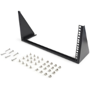 Picture of StarTech.com 5U Vertical Wall Mount Rack - 19in Low Profile Open Wall Mounting Bracket - Network/Server Room/Data/AV/IT/Patch Panel/Communication/Computer Equipment - w/ Cage Nuts/Screws