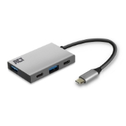 Picture of ACT USB-C hub 3.2 Gen2 10Gbps, 2x USB-C, 2x USB-A