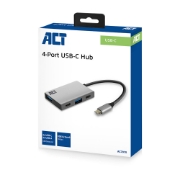 Picture of ACT USB-C hub 3.2 Gen2 10Gbps, 2x USB-C, 2x USB-A