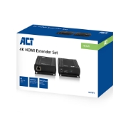 Picture of ACT HDMI over CATx extender set up to 100 meter