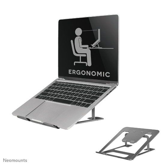 Picture of Neomounts NSLS085GREY Laptop stand 10-17" - foldable - compact - universal