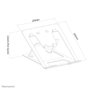 Picture of Neomounts NSLS085GREY Laptop stand 10-17" - foldable - compact - universal