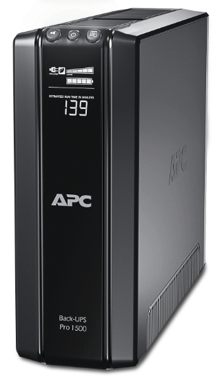 Picture of APC Back-UPS Pro, 1500VA/865W, Tower, 230V, 10x IEC C13 outlets, AVR, LCD, User Replaceable Battery