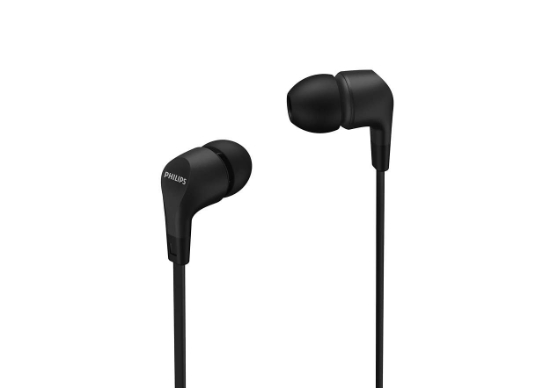 Picture of Philips TAE1105BK/00 headphones/headset Wired In-ear Calls/Music Black