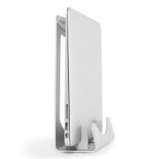 Picture of StarTech.com Laptop Stand - 2-in-1 Laptop Riser Stand or Vertical Stand - Ideal for Ultrabooks & MacBook Pro/Air - Ergonomic Angled Notebook Holder for Office Desk - Silver, Aluminum