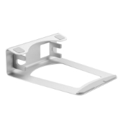 Picture of StarTech.com Laptop Stand - 2-in-1 Laptop Riser Stand or Vertical Stand - Ideal for Ultrabooks & MacBook Pro/Air - Ergonomic Angled Notebook Holder for Office Desk - Silver, Aluminum