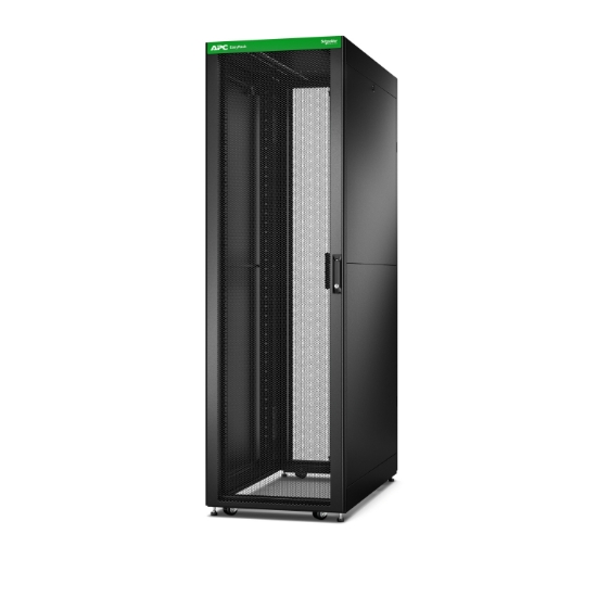Picture of APC Easy Rack, 42U, Black, With Roof, Castors, Feet, 4 Brackets, and Side Panels, No Bottom, 1991H x 600W x 1200D mm