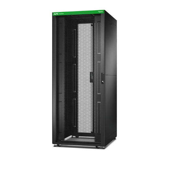 Picture of APC Easy Rack, 42U, Black, With Roof, Castors, Feet, 4 Brackets, and Side Panels, No Bottom, 1991H x 800W x 800D mm