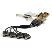 Picture of StarTech.com 8-Port PCI Express RS232 Serial Adapter Card, PCIe RS232 Serial Card, 16C1050 UART, Low Profile Serial DB9 Controller/Expansion Card, 15kV ESD Protection, Windows Only - TAA