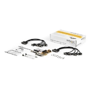 Picture of StarTech.com 8-Port PCI Express RS232 Serial Adapter Card, PCIe RS232 Serial Card, 16C1050 UART, Low Profile Serial DB9 Controller/Expansion Card, 15kV ESD Protection, Windows Only - TAA