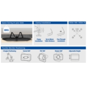 Picture of ACT Monitor arm 32", 2 monitors