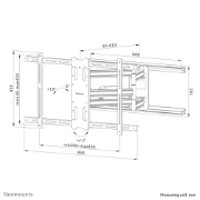 Picture of Neomounts WL40S-850BL18 TV mount wall 43-86" - full motion - fast installation